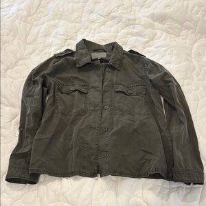 Lucky Brand Green Military Field Jacket